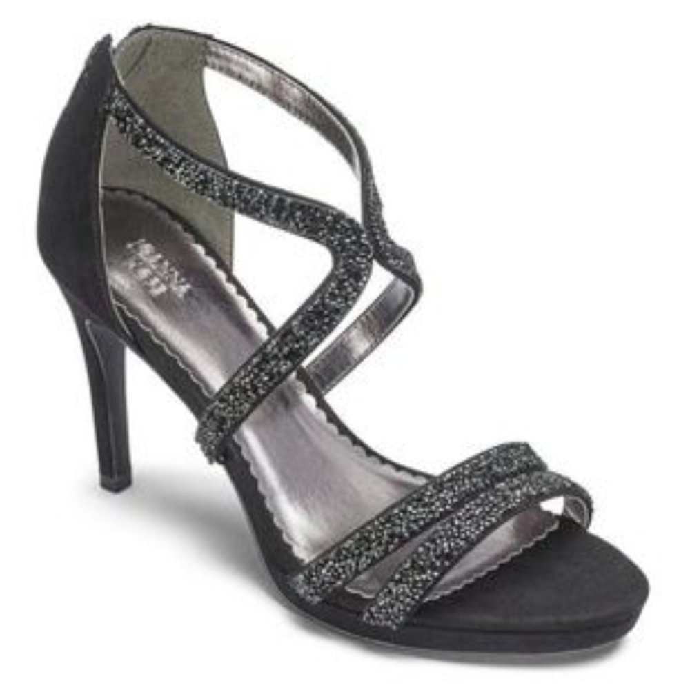 10 EEE Joanna Hope Encrusted Heeled Sandal